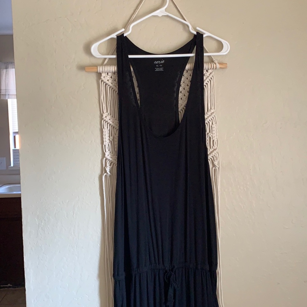 Xl aerie black jumpsuit